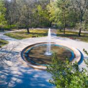 Brunnen im Stadtpark Fürstenwalde an der Spree