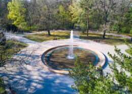 Brunnen im Stadtpark Fürstenwalde an der Spree