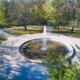 Brunnen im Stadtpark Fürstenwalde an der Spree